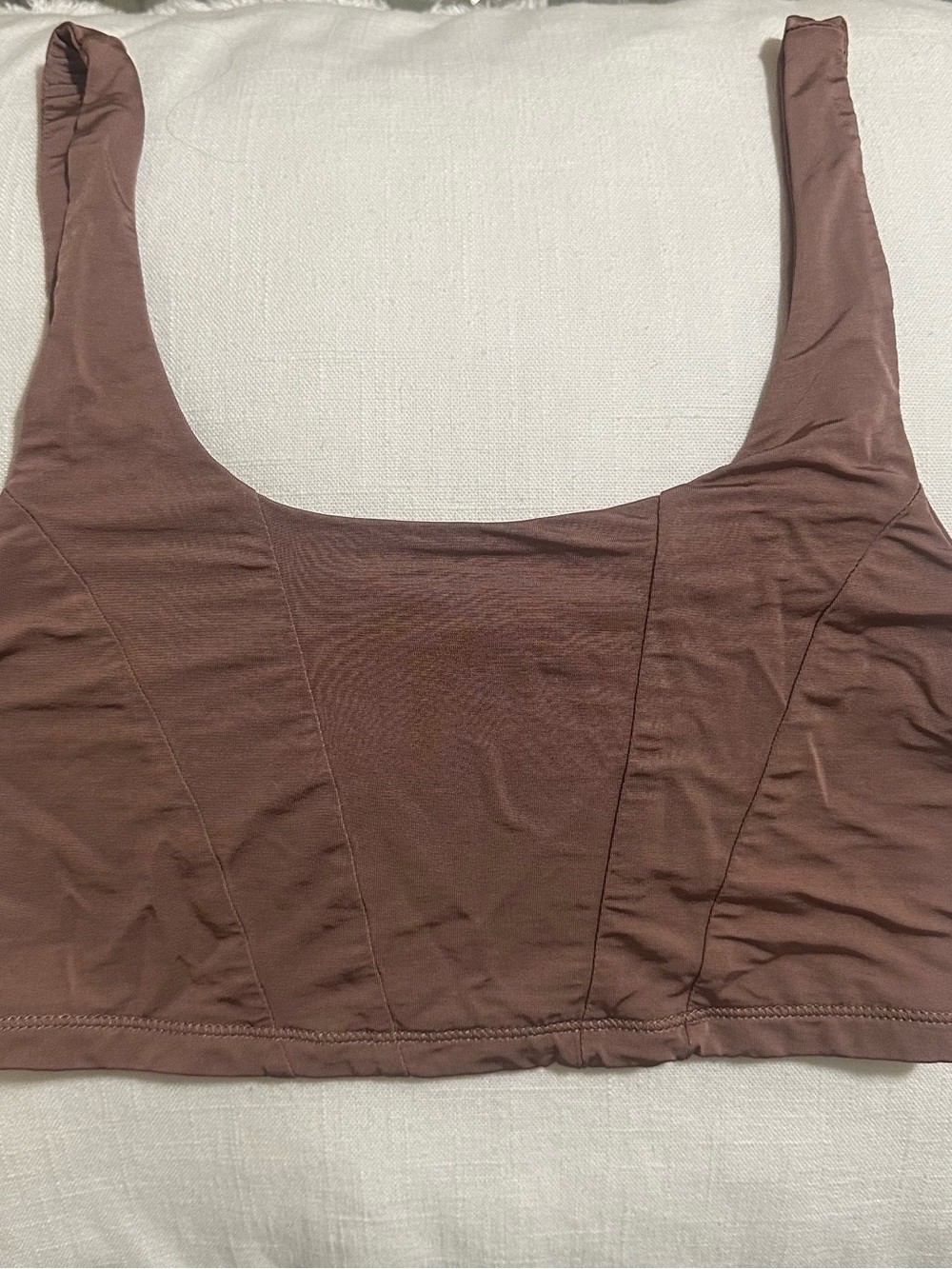 Free People Scoop Bralette in Mauve Brown